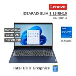 LAPTOP LENOVO IDEAPAD SLIM 3 15IRH10 I7-13620H 16GB 512GB SSD 15.3 WUXGA FREEDOS (83K101FFLM)