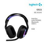 AUDIFONO LOGITECH G522 LIGHTSPEED (981-001543) BT| USB-C| RGB