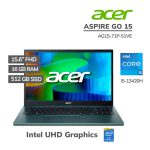 LAPTOP ACER ASPIRE GO 15 AG15-71P-51VE I5-13420H 16GB DDR5 512GB SSD 15.6 FHD WINDOWS 11 (NX.JKMAL.004)