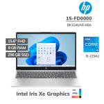 LAPTOP HP 15-FD0000 I5-1334U 8GB DDR4 256GB SSD 15.6 FHD WINDOWS 11 (BK1G4UAR-ABA)
