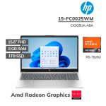 LAPTOP HP 15-FC0025WM RYZEN 5-7520U 8GB DDR4 1TB SSD 15.6 FHD TOUCHSCREEN WINDOWS 11 (CK3Q5UA-ABA)
