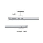 APPLE MACBOOK AIR 13 CHIP M5 16GB 512GB SSD 13 RETINA MAC OS ( MDH74LL/A ) SILVER - Imagen 4
