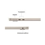 APPLE MACBOOK AIR 13 CHIP M5 16GB 512GB SSD 13 RETINA MAC OS ( MDHA4LL/A ) STARLIGHT - Imagen 4