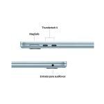 APPLE MACBOOK AIR 13 CHIP M5 16GB 512GB SSD 13 RETINA MAC OS ( MDHH4LL/A ) SKY BLUE - Imagen 3