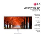 MONITOR LG ULTRAWIDE 29" (29U531A-W) PANEL IPS WFHD| 100HZ/ 5MS| HDMI- DP