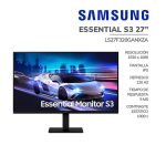 MONITOR SAMSUNG 27" (LS27F320GANXZA) FULL HD | PANEL IPS | HDMI | 120HZ - 5MS