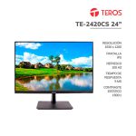 MONITOR TEROS TE-2420CS 24" WUXGA IPS 100HZ 5MS |HDMI-VGA|PLANO