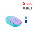 MOUSE TEROS (TE-1239S) PURPLE | WIRELES - BT