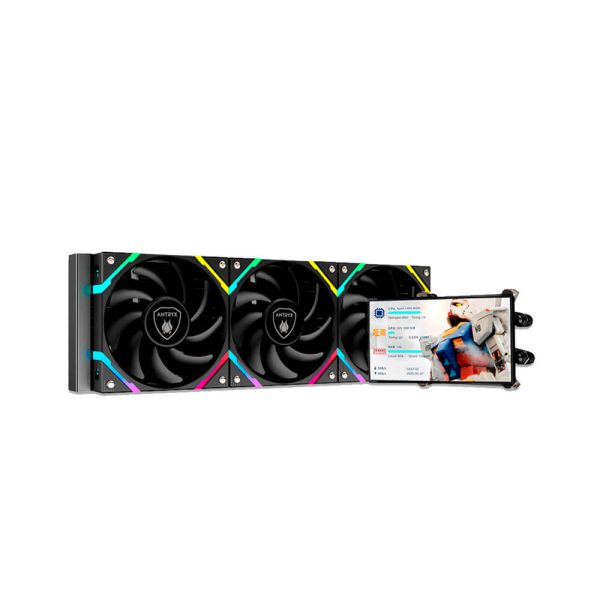 SISTEMA DE ENFRIAMIENTO LIQUIDO ANTRYX TRITON VISION SP360 (AWC-TVSP360K) LCD 5" | LED-ARGB