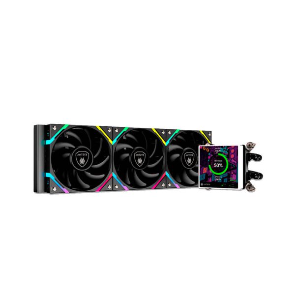 SISTEMA DE ENFRIAMIENTO LIQUIDO ANTRYX TRITON VISION XT360 (AWC-TVXT360K) LCD 3.4" | LED-ARGB