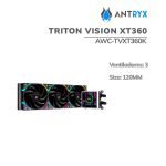 SISTEMA DE ENFRIAMIENTO LIQUIDO ANTRYX TRITON VISION XT360 (AWC-TVXT360K) LCD 3.4" | LED-ARGB