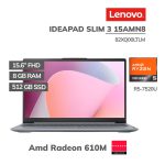 LAPTOP LENOVO IDEAPAD SLIM 3 15AMN8 RYZEN 5-7520U 8GB 512GB SSD 15.6" FHD WINDOWS 11 ( 82XQ00LTLM )