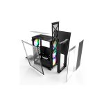 CASE MONTECH AIR 1000 PREMIUM S/FUENTE|LED-RGB|VIDRIO/MESH|NEGRO - Imagen 6