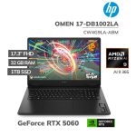 LAPTOP GAMER HP OMEN 17-DB1002LA RYZEN AI 9 365 32GB DDR5 1TB SSD RTX 5060 8GB 17.3 FHD FREEDOS (CW4G9LA-ABM)