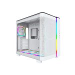 CASE MONTECH KING 95 PRO WHITE ( KING 95 PRO ) S/FUENTE | VIDRIO TEMPLADO | 6 LED-ARGB - Imagen 3