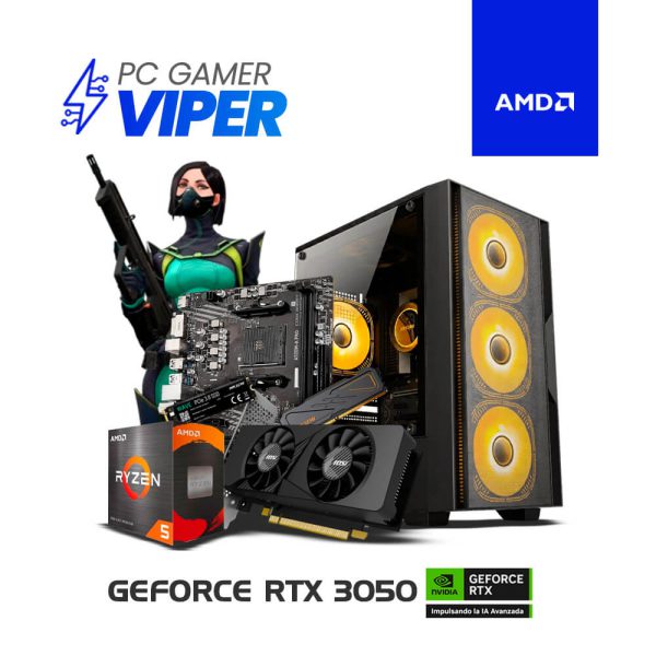 PC GAMER MADARA - I5-12400F | 16GB RAM | 500GB SSD | T VIDEO RTX 5050 8GB