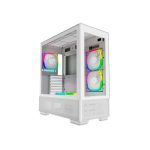CASE MONTECH SKY TWO WHITE ( SKY TWO-W ) S/ FUENTE | VIDRIO TEMPLADO | LED-ARGB - Imagen 2