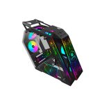 CASE GAMER HALION TRUENO ( TRUENO-BK ) S/FUENTE | VIDRIO TEMPLADO | 4 LED-ARGB - Imagen 4