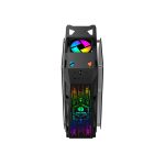 CASE GAMER HALION TRUENO ( TRUENO-BK ) S/FUENTE | VIDRIO TEMPLADO | 4 LED-ARGB - Imagen 3