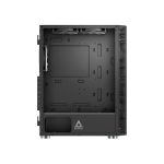 CASE MONTECH X3 GLASS BLACK S/FUENTE|VIDRIO TEMPLADO|LED-RGB|NEGRO - Imagen 5