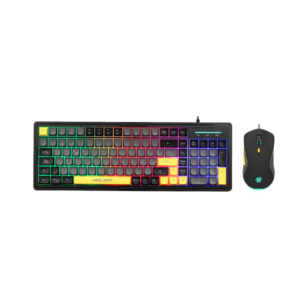 KIT GAMER HALION COBRA (K426C) TECLADO + MOUSE | LED-RAINBOW