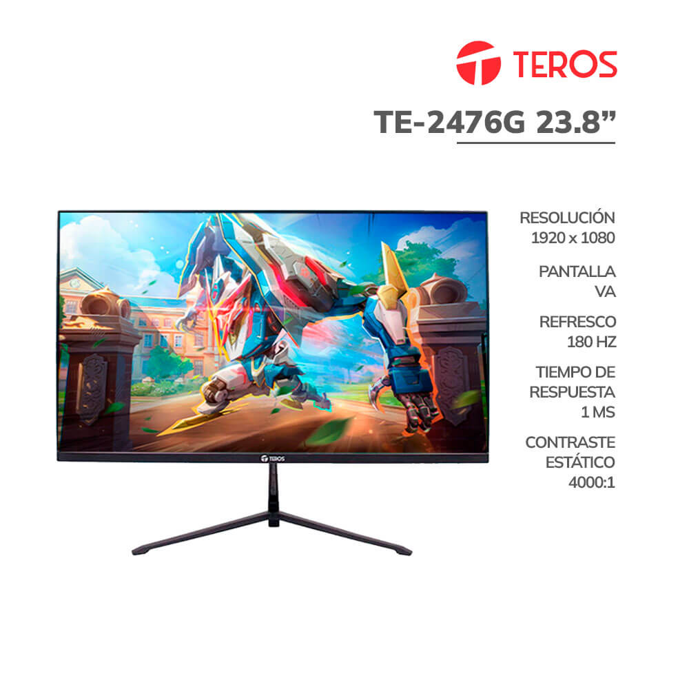 monitor-gamer-teros-23.8-te-2476g-panel-va-180hz-1ms-hdmi-dp-pc-speed MONITOR GAMER TEROS 23.8" (TE-2476G) PANEL VA | 180HZ - 1MS | HDMI - DP