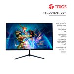 MONITOR GAMER TEROS 27" (TE-2787G) PANEL VA CURVO | 180HZ - 1MS | HDMI - DP