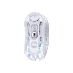 MOUSE GAMER GRAVASTAR MERCURY M2 OPALINE WHITE (M2-WHT) WIRED - BT - WIRELESS | SENSOR PAW3395DM - 26K DPI | LED-RGB