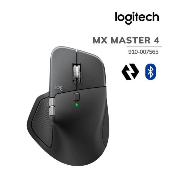 MOUSE LOGITECH MX MASTER 4 (910-007565) WIRELESS USB-C - BT | 8K DPI | GRAPHITE