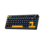 TECLADO GAMER AULA F75 (F75) SWITCH PINK | BLACK/YELLOW | LED-RAINBOW