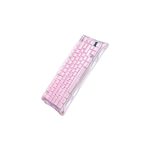 TECLADO GAMER GRAVASTAR MERCURY K1 (GSK1-P-PNK) WIRED - BT - WIRELESS | LED-RGB | SAKURA PINK