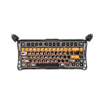 TECLADO GAMER GRAVASTAR MERCURY K1 PRO (GSK1PRO-BO-BLK) WIRELESS| LED-RGB| CYBERFLARE