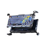 TECLADO GAMER GRAVASTAR MERCURY K1 PRO (GSK1PRO-S-CGRY) WIRELESS| LED-RGB| INTERSTELLAR SILVER