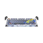 TECLADO GAMER GRAVASTAR MERCURY K1 PRO (GSK1PRO-S-CGRY) WIRELESS| LED-RGB| INTERSTELLAR SILVER