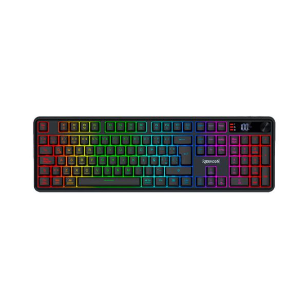 TECLADO GAMER REDRAGON VOLCANO (K526-PRO SP) WIRED - WIRELESS - BT | LED-RGB