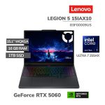 LAPTOP GAMER LENOVO LEGION 5 15IAX10 ULTRA 7 255HX 16GB 1TB SSD GEFORCE RTX 5060 8GB 15.1 WQXGA OLED 165HZ WINDOWS 11 (83F00009US)