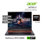 LAPTOP GAMER ACER NITRO V ANV16-61-R0YW RYZEN AI 7 350 16GB 1TB SSD GEFORCE RTX 5060 8GB 16 WUXGA 180HZ WINDOWS 11