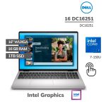 LAPTOP DELL 16 DC16251 CORE 7-150U 16GB DDR5 1TB SSD 16 WUXGA TOUCHSCREEN WINDOWS 11