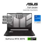 LAPTOP GAMER ASUS TUF DASH FX517ZR-F15.I73070 I7-12650H 16GB DDR5 512GB SSD T. VIDEO RTX 3070 8GB 15.6 FHD WINDOWS 11