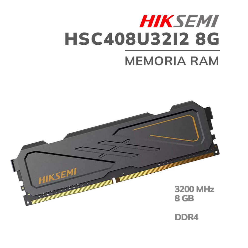 memoria-ram-hiksemi-8gb-3200mhz-hsc408u32i2-8g-black-1-pc-speed MEMORIA RAM HIKSEMI 8GB/3200MHZ (HSC408U32I2 8G) BLACK - Imagen 1
