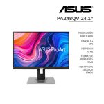 MONITOR ASUS 24.1" PROART (PA248QV) PANEL IPS | WUXGA 1920X1200 | 75HZ - 5MS | HDMI - DP - VGA