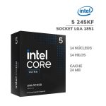 PROCESADOR INTEL CORE ULTRA 5 245KF (BX80768245KF) LGA 1851
