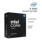 PROCESADOR INTEL CORE ULTRA 9 285K (BX80768285K) 3.7-5.5GHZ LGA 1851 | 36MB