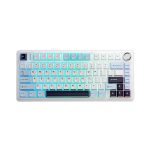 TECLADO GAMER AULA F75 (F75) SWITCH PINK | BLUE/WHITE/DARK PURPLE | LED-RAINBOW