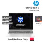 LAPTOP HP OMNIBOOK 5 16-BC1052WM RYZEN 5 8540U 8GB 512GB SSD 16" WUXGA WINDOWS 11 (B5PB5UA-ABM)