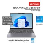 LAPTOP LENOVO IDEAPAD SLIM 3 15IRH10 I5-13420H 16GB DDR5 512GB SSD 15.3 WUXGA WINDOWS 11 (83K101FELM)