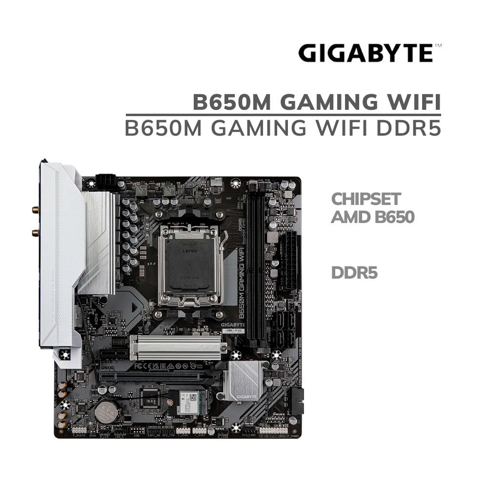 B650M-GAMING-WIFI MAINBOARD GIGABYTE B650M GAMING WIFI ( B650M GAMING WIFI ) AM5 DDR5 - Imagen 1