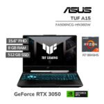 LAPTOP GAMER ASUS TUF A15 FA506NCG-HN360W RYZEN 7 8845HS 8GB 512GB SSD GEFORCE RTX 3050 4GB 15" FHD 144HZ WINDOWS 11