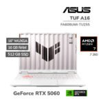 LAPTOP GAMER ASUS TUF A16 FA608UMI-TU255 RYZEN 7 260 16GB 512GB SSD GEFORCE RTX 5060 8GB 16 WUXGA 144HZ FREEDOS