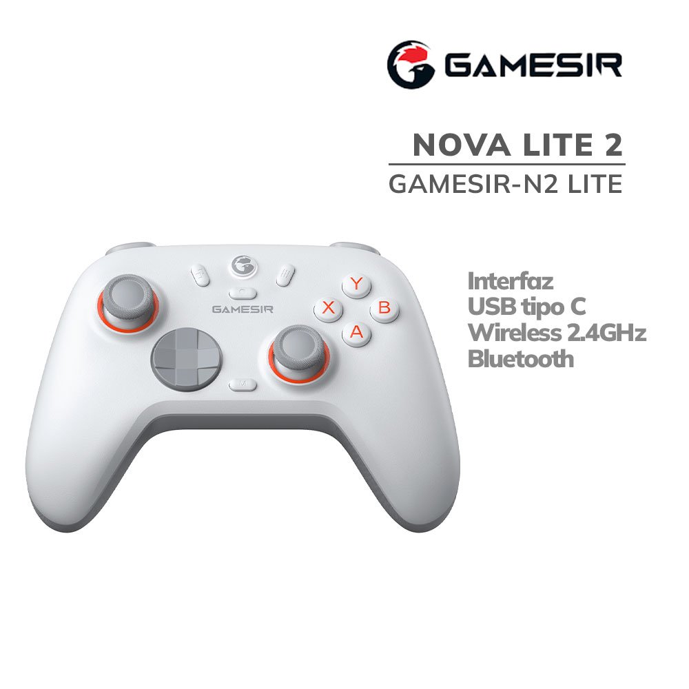 GAMESIR-N2-LITE GAMEPAD GAMESIR NOVA LITE 2 ( GAMESIR-N2 LITE ) WIRELESS - MULTIPLATAFORMA | LUMINOUS WHITE - Imagen 1